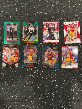 Panini Drake London Football Cards - Red, Black, Green, Blue